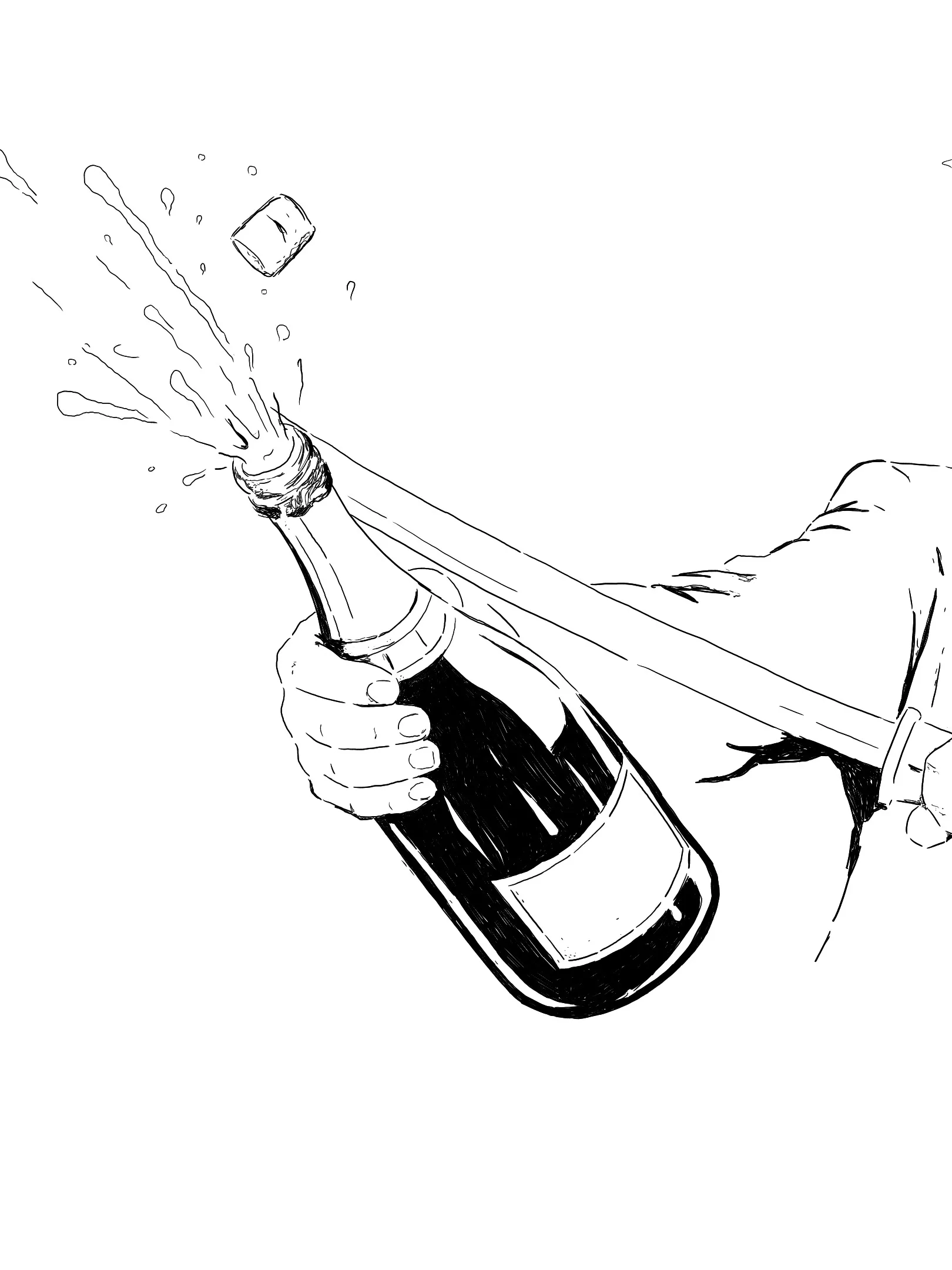 Poster van Exclusieve champagneproeverij